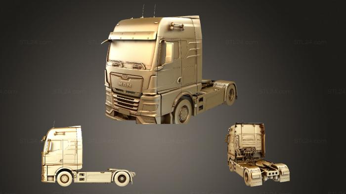 Vehicles (Man TGX 2020 3D, CARS_2337) 3D models for cnc